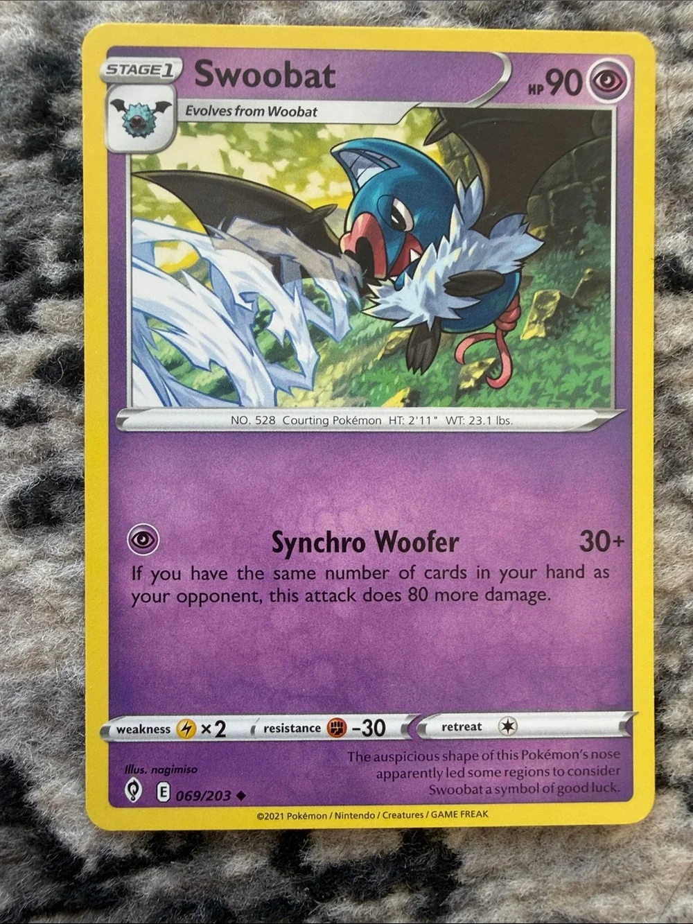 Woobat & Swoobat Evolution Line Lot | Paldean Fates + Evolving Skies | ✨5/$25✨